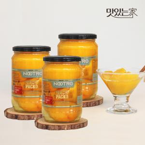 스테비아 저당 저칼로리 황도 병조림 690gx3개입