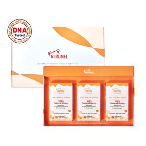 노르드멜 기프트 선물세트 허니스틱 치즈처럼 쫀득하고 부드러운 100% 천연꿀 3박스(8g x 30개)*쇼핑백포함