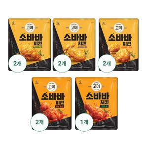 고메 소바바 소이허니+양념 5종 9봉 세트