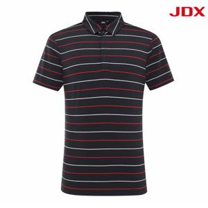 남성 삼색 스트라이프 제에리 변형카라 티셔츠 (X2TSU2578NA)