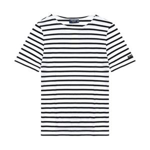 9863 MARINE NEIGE NOIR 레반트 모던 스트라이프 공용 반팔티