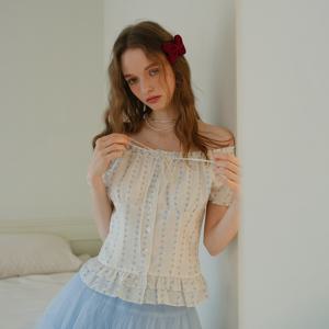 5/22일 예약배송_Cest_Floral two-way shirt