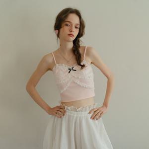 5/8일 예약배송_Cest_Lovely ruffle lace camisole