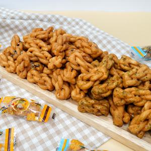 산마 미니 꿀꽈배기 김꿀꽈배기 과자 450g 한입꽈배기 개별포장 추억옛날과자