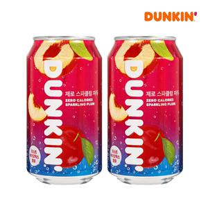 던킨 제로 스파클링 자두 350mlX24