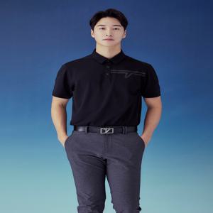 남성 골프 BASIC PQ 반팔 티셔츠(ON) VOTSP471_BK