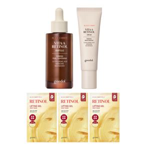 [CJ단독/비타A SET]흑당근 비타A 레티놀 탄력 앰플 30ml+크림 50ml [사은]흑당근리프팅마스크3매