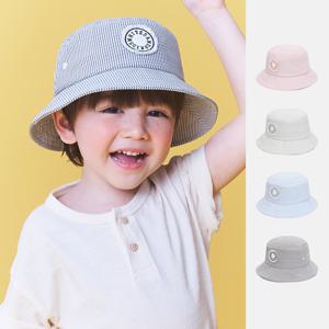 스트라이프 와펜 버킷햇 키즈 에반더 (4 colors)