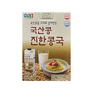 정식품 국산콩 진한콩국 950mlx4