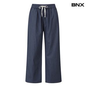 정상가:59,000원 | 데일리 투포켓 코튼 밴딩 롱 와이드 팬츠 (BW1PT005L0)