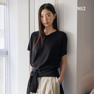 [온플] M12 25SS 여성 브이넥 돌먼니트 4종