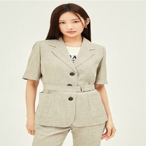 루즈핏 하프 슬리브 싱글 재킷 GP6M0JK901
