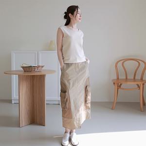 [최초가 79,900원]H라인 밴딩 카고 스커트