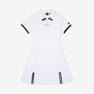 휠라 테니스 라이프 카라원피스 FS2OPF2361F_OWH
