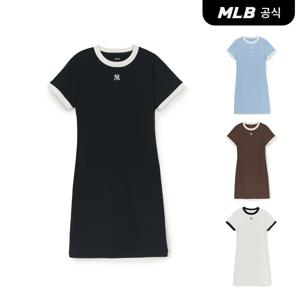 [공식]  여성 베이직 슬림핏 골지 원피스 (4 COLOR)