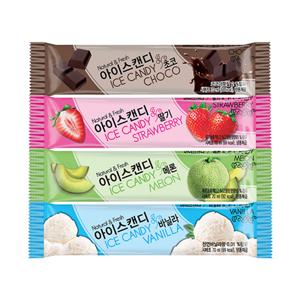 서주 캔디바 아이스크림 4종 40개 골라담기 바닐라,딸기,메론,초코