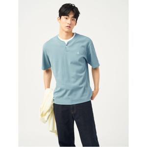 레이어드 라운드 반소매 티셔츠  라이트 그린 (BC5342C11L)