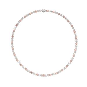 [바이이에르] (W) 블라썸 진주 마카롱 목걸이 4mm BH7N4A725WB400