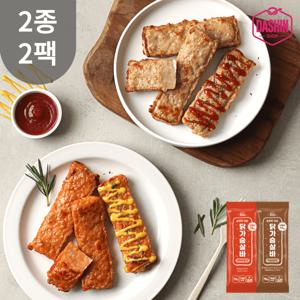 닭신 스틱 닭가슴살바 2종 2팩 / 떡갈비, 제육볶음