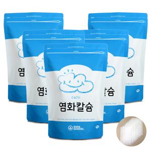 제습제 리필용 구슬타입 염화칼슘 1kg 5개+부직포8장