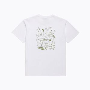 머렐 라이프 남성 오션그래픽 반팔티 M24M2-MHT603-WHT