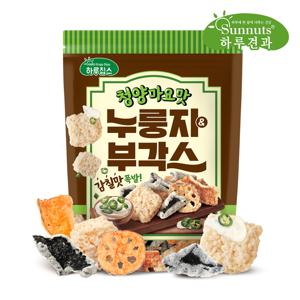 [하루견과] 누룽지&부각스 청양마요맛 220g 1봉 /인기부각/찹쌀누룽지,김부각