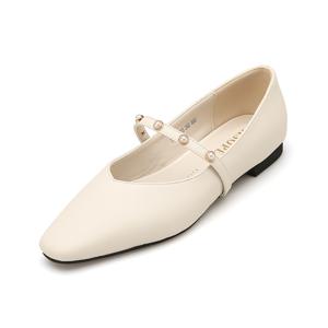 미소페  여성 진주장식 플랫슈즈 012235703 1.5cm 2color