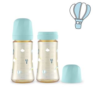PPSU 스카이벌룬 300ml 젖병 트윈팩 (크리미블루)