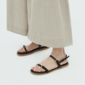 [정상가 114,000원] KM374 핸드메이드 씬 스트랩 샌들 l 5Colors