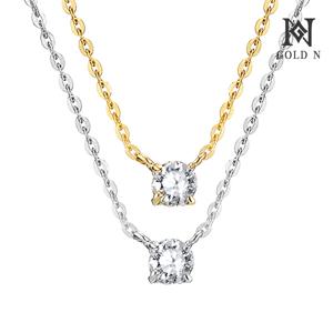 14K/18K 퓨리 1부 다이아 목걸이