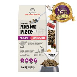 닥터소프트 명작 시그니처 비프 전견용1.2kg + 바른 육포 1개 덤