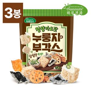 [하루견과] 누룽지&부각스 청양마요맛 220g 3봉 /인기부각/찹쌀누룽지,김부각