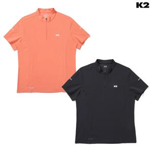 K2 여성 극강의 통기성을 제공하는 홀리텍 반팔 집업 티셔츠 W KWM24214