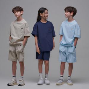 6종 중 택1 시원한 우븐스판 티셔츠 반바지[내셔널지오그래픽키즈이월]