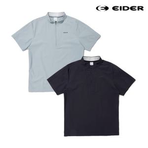 등산 냉감반팔티 벨리 남성 집업 티셔츠 DMM23204 (정가 109000)