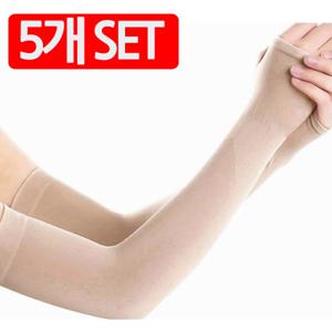 5세트(낱개10개) 여름 여성 자외선차단 골프 쿨토시 팔토시 손등커버 필드용품 등산 자전거