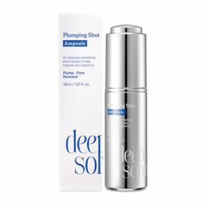 딥솔브 플럼핑 샷 앰플 PDRN 식물성 산삼 미백 탄력 에센스 30ml 1개