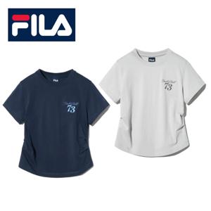 휠라 셔링 크롭 반팔티 - FS2RSH2157F