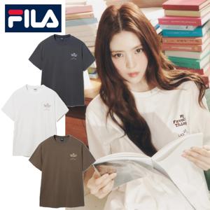 휠라 [MY 티셔츠] 오버핏 그래픽 티셔츠 - FS252RS01X001