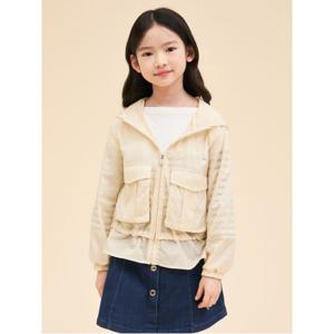 [30%OFF][Re-edition] 여아 오프닝 바람막이 점퍼 - 베이지