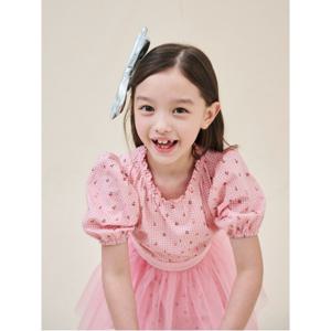 [5%OFF][러블리 빙키 걸즈] 3-WAY 체리 올오버 원피스& 샤스커트 SET - 라이트 핑크