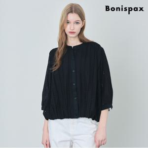 정상가:89,000원 | 펀칭 포인트 밴딩 블라우스 (XP1BA009L0)