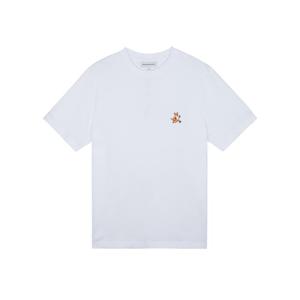 남녀공용 스피디 폭스 패치 콤포트 반팔티셔츠 화이트 MM00125KJ0008-P100