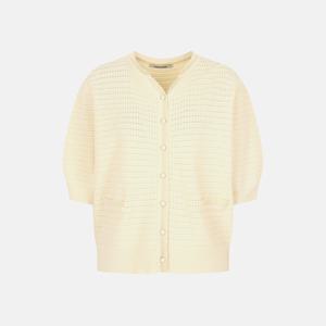 [최초가:229,000원]  배색디테일 니트 가디건  A242PWK364