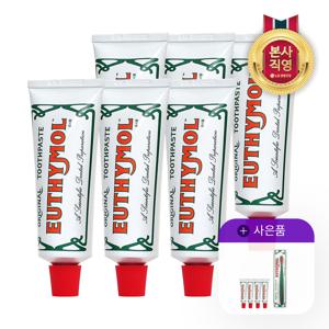 오리지널 치약 106g 6개 +추가 오리지널 치약 20g 4개+레귤러 칫솔 1입