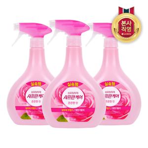 샤프란케어 섬유탈취제 은은한향 900mL 3개