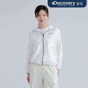 여성 경량 스트레치 패커블 바람막이 (O/WHITE)   DWWJ62043-WHS