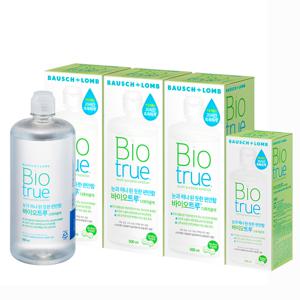 리뉴 바이오트루 500ml x 3개 + 바이오트루 300ml x 1개 소프트 렌즈 세척액