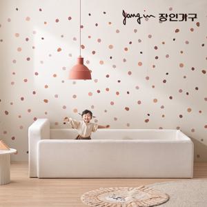 장인가구 하랑 E0 패브릭 슬림헤드 저상형 패밀리침대 SS+Q 둥지형 프레임