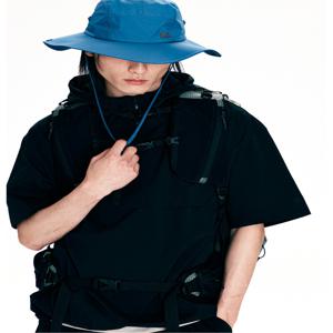 [코오롱스포츠] 남성 반팔 아노락 후디 SET UP TLTCM24699BLK